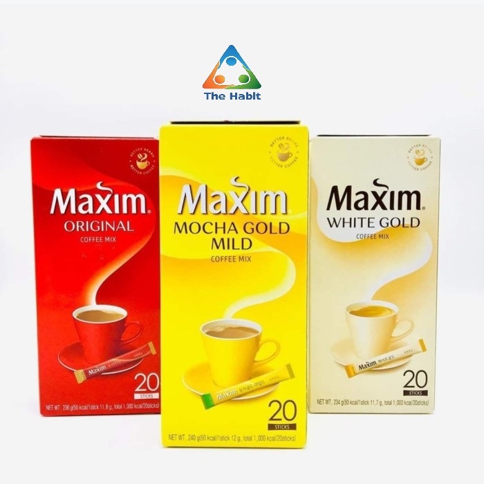 

(The Habit) Maxim Coffee Korean Instant Mix 240gram - 20 pcs Made in Korea