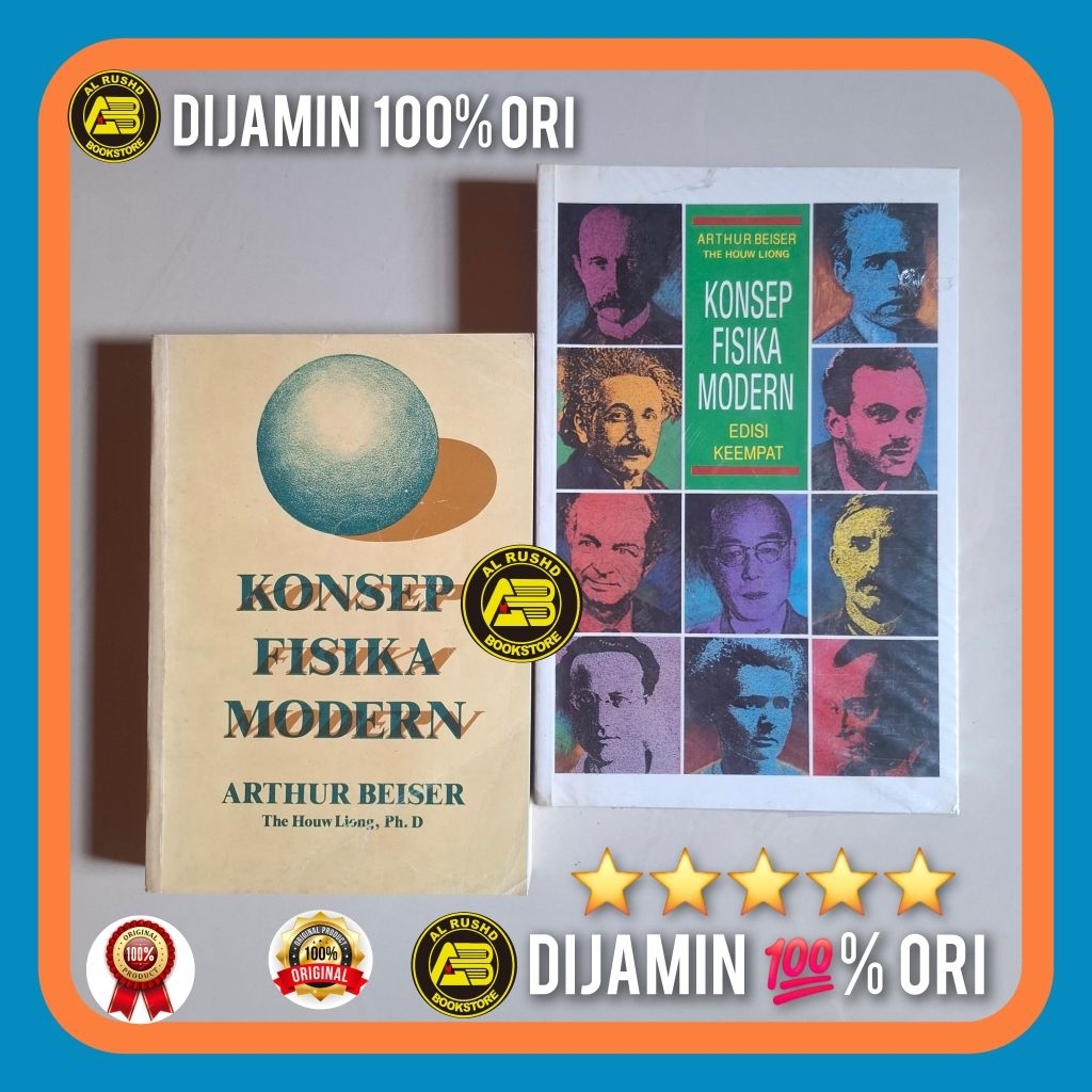 Buku (ORI 100%)⭐ KONSEP FISIKA MODERN ~ Arthur Beiser / The Houw Liong