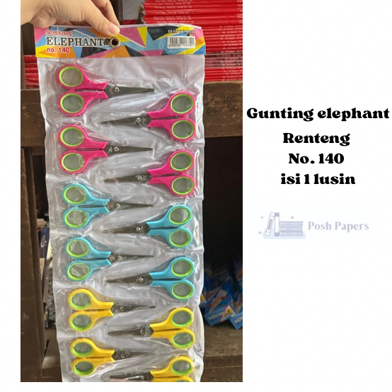 

Gunting elephant gunting kecil isi 1 lusin 12 pcs