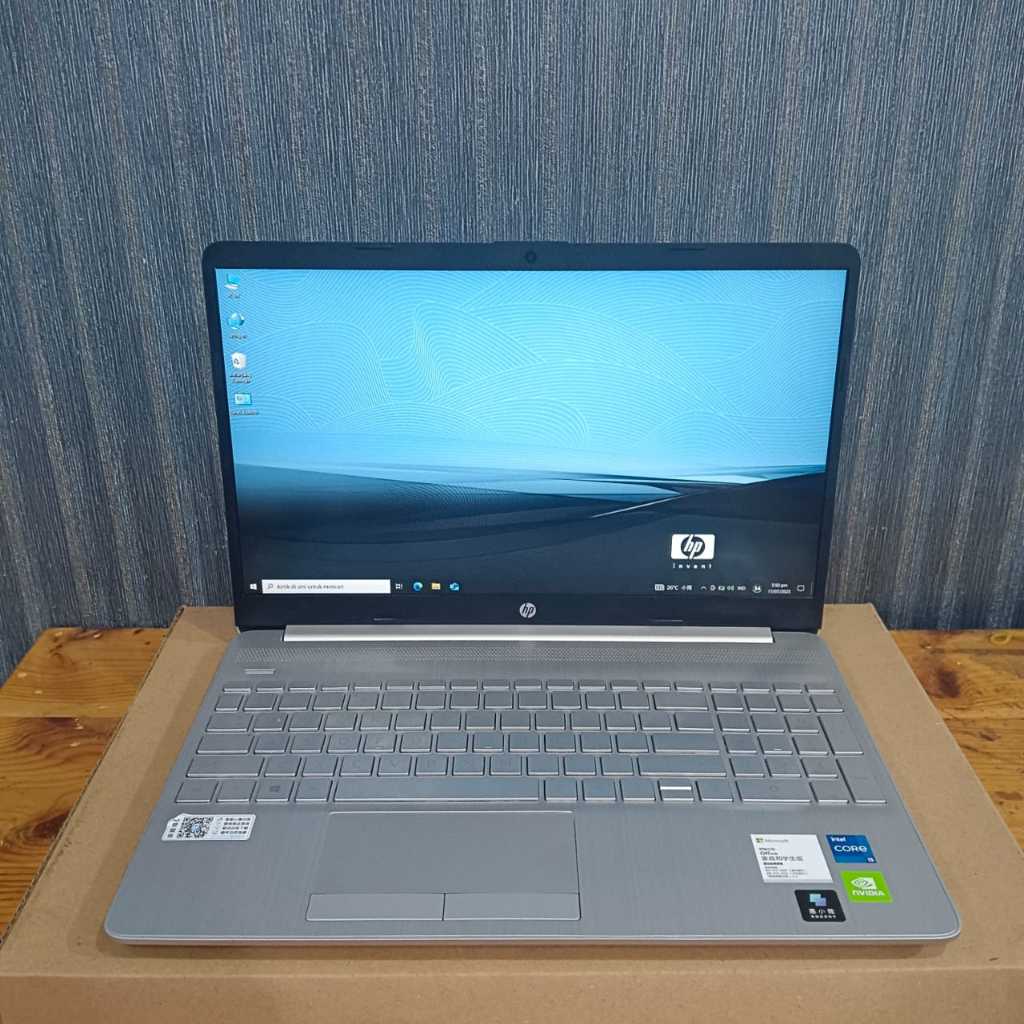 Laptop Hp 15s - 3002TX, Intel Core i5 - 1135G7, Ram 16Gb / 512Gb,Lengkap, Silver, BERGARANSI