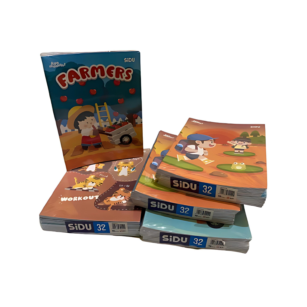 

WOOWWW MURAH SIDU Original – Buku Tulis 32 Lembar | 1 Pack Isi 10 Buku | Kertas Tebal
