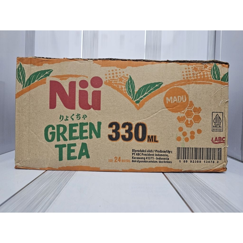 

Nu Greentea 330ml Madu Per Dus isi 24 Botol