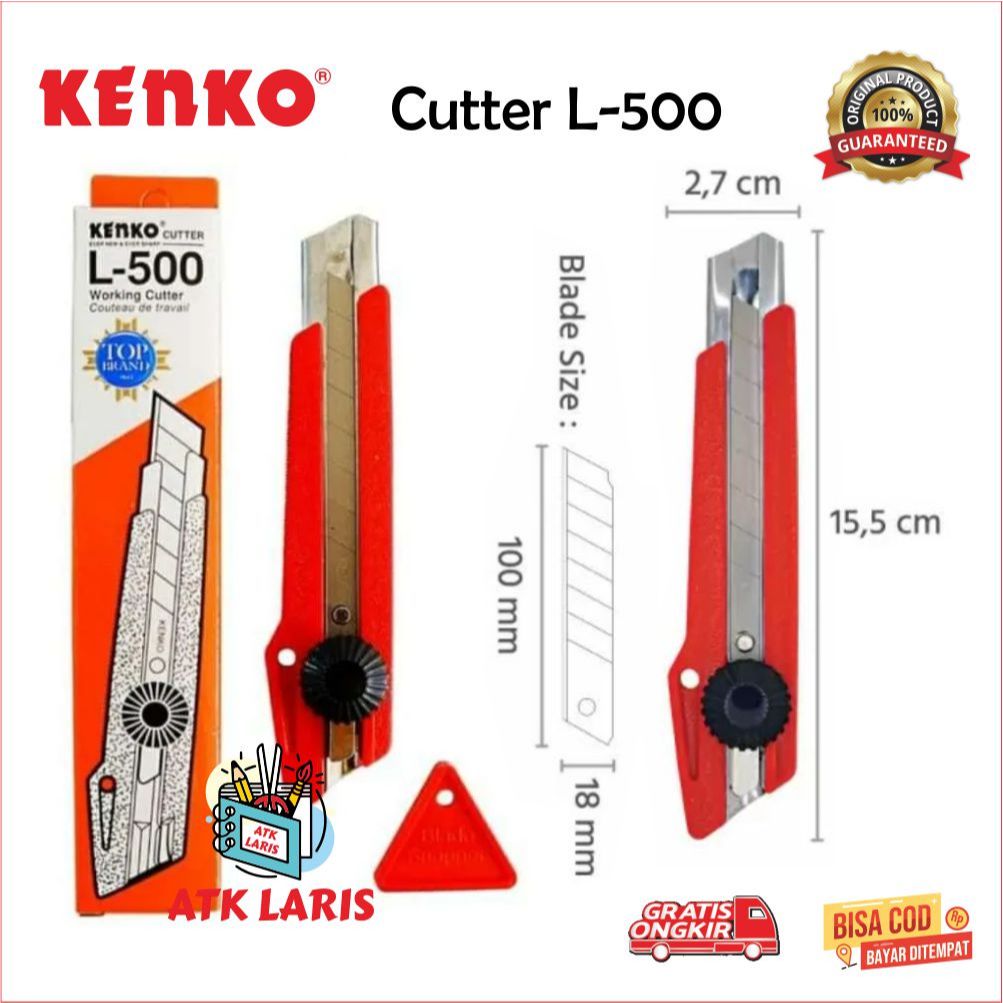 

CUTTER KENKO CUTTER KENKO L-500 CUTER BESAR kenko (18 Mm Blade)