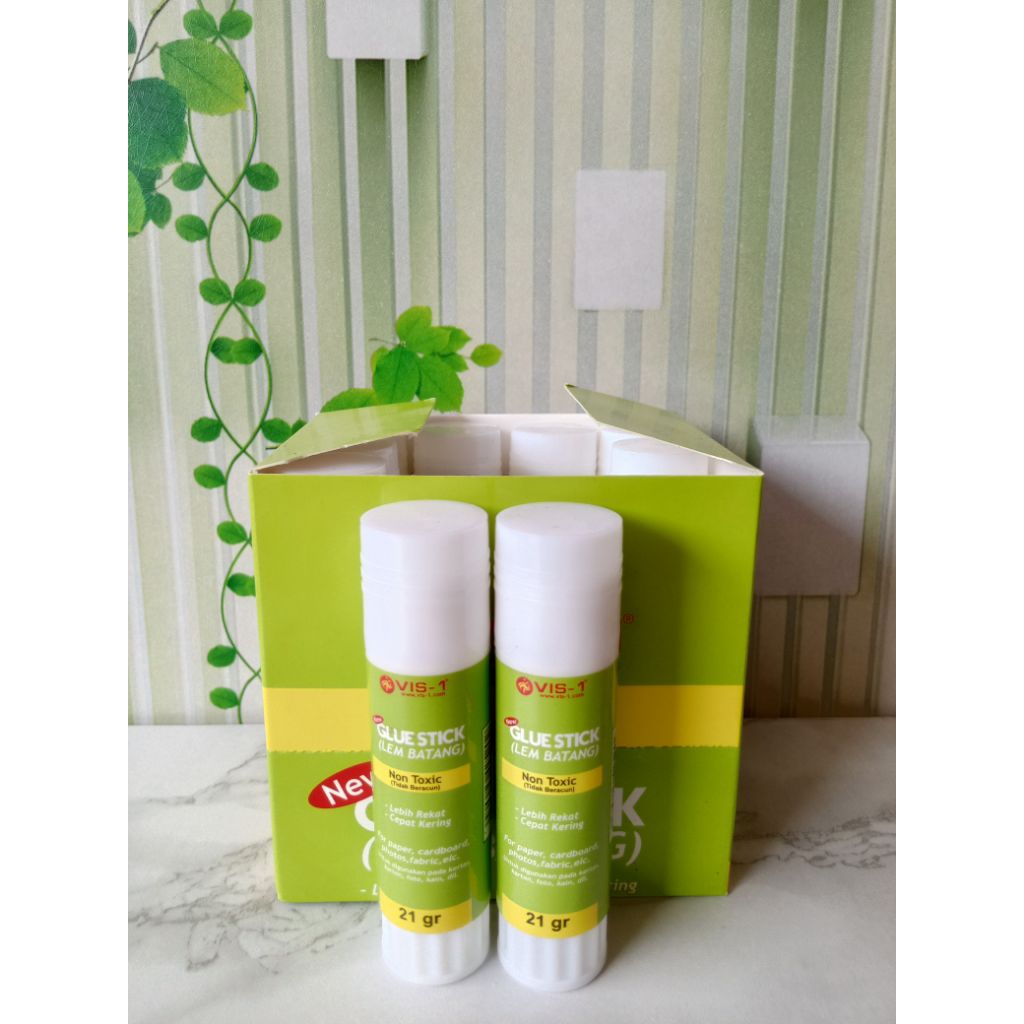 

Glue Stick Vis-1 21gr/Lem stick/Lem kertas