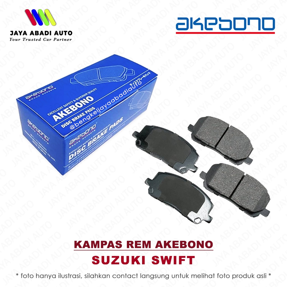 Brake Pad / Kampas Rem AKEBONO -  SUZUKI SWIFT 2006-2012 (Depan)