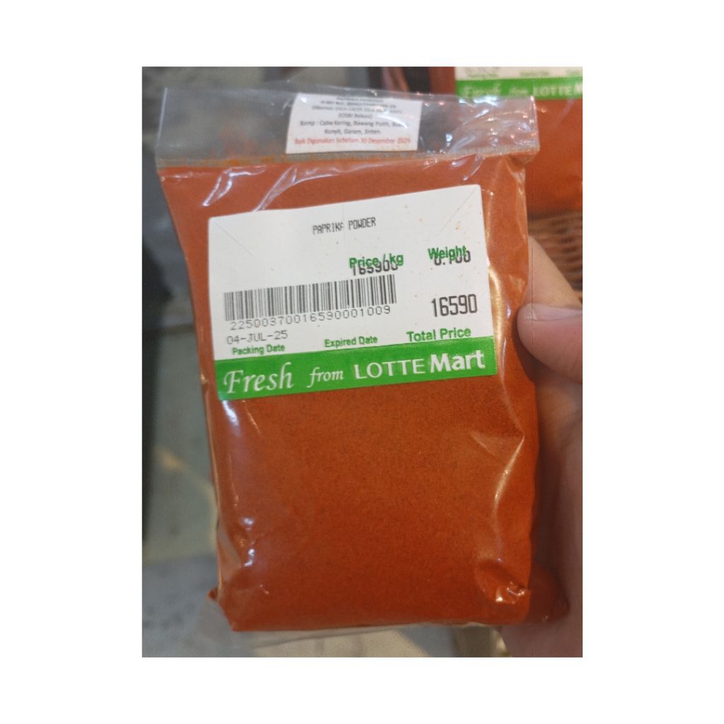 

PAPRIKA POWDER 100GR ISI 3 PCS
