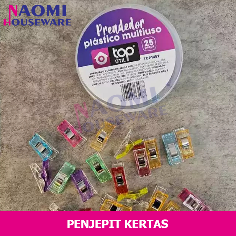

Jepit Kertas / Prendedor / Klip Kertas / Jepit Serbaguna