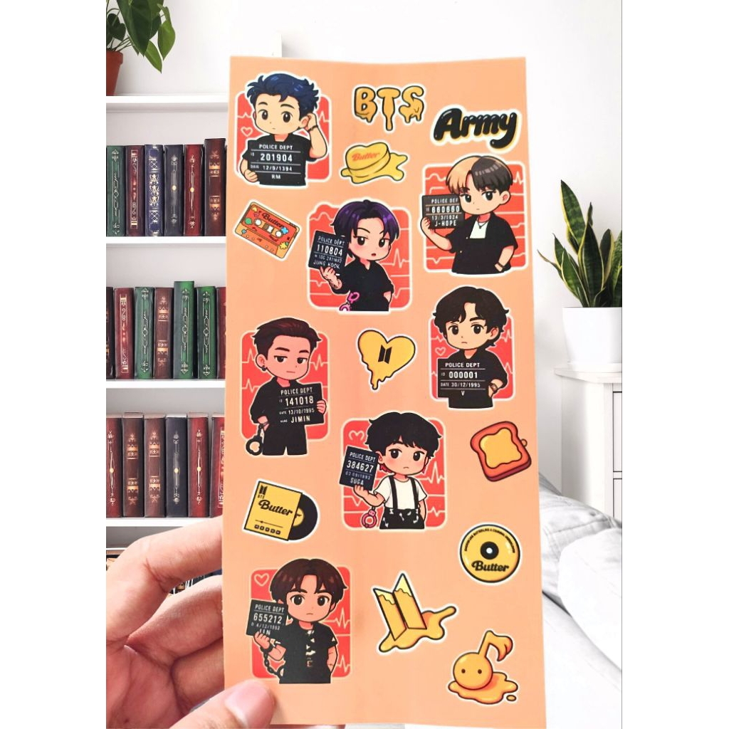 

Stiker KPOP BTS Chibi Art