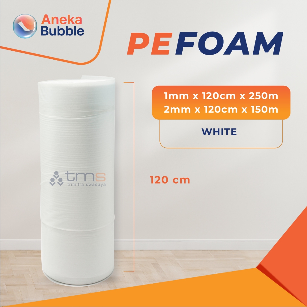 

PE Foam Busa Sheet per roll 1 - 2 mm