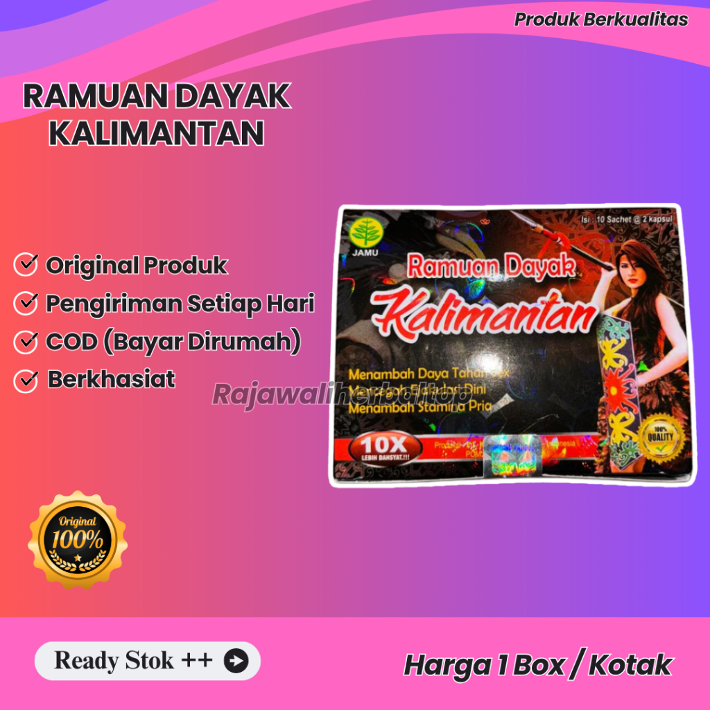 

Ramuan Dayak Kalimantan Kapsul Original