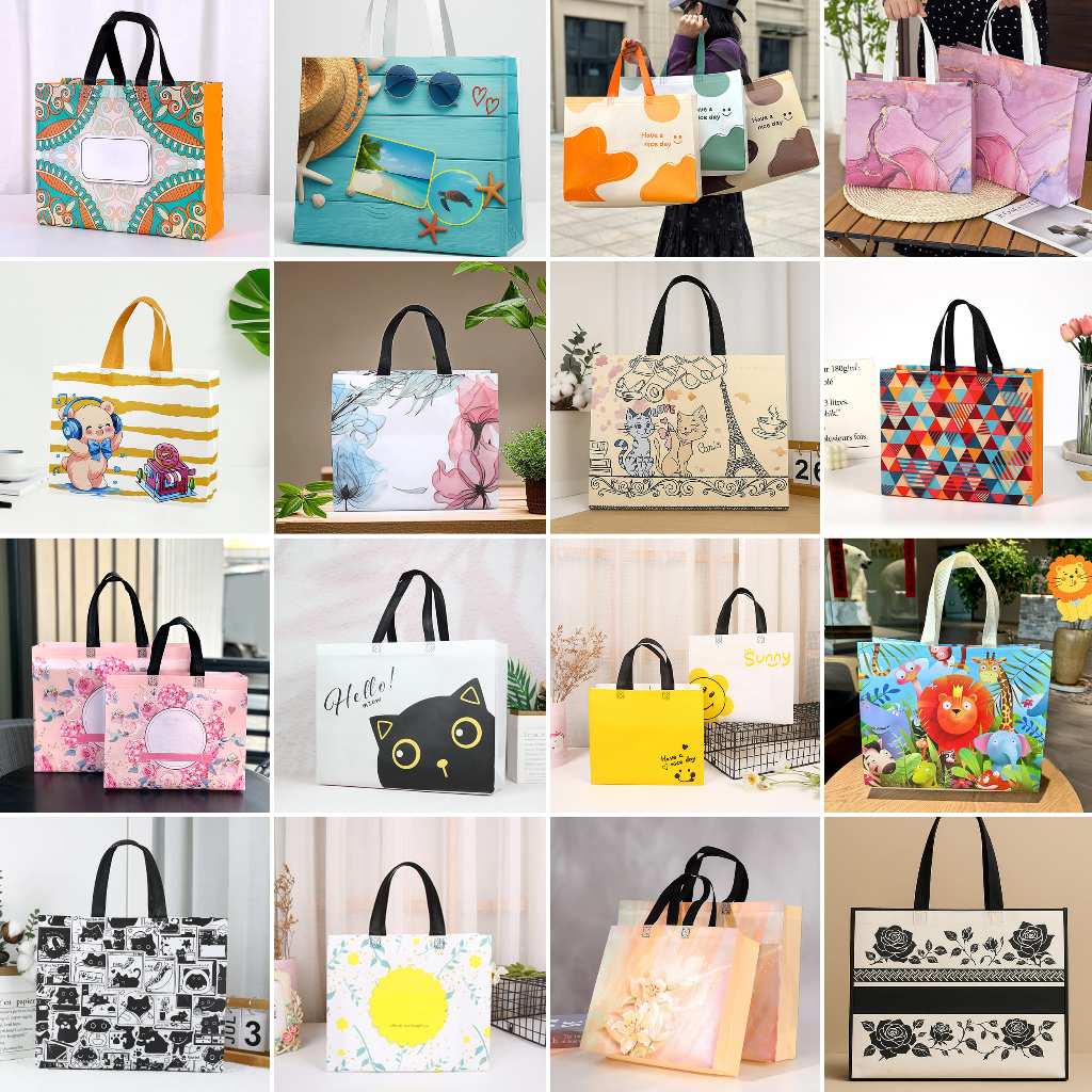 

(BELI 1-AN) Souvenir - Tas Spunbond - Totebag Wanita-Tas Belanja - Tas Jinjing - Totebag - Tas Jinjing Wanita - Tas Hampers-Tas Souvenir - Tas Lipat - Goodie Bag - Paperbag - Kantong Belanja - Tas Hampers - Tas Kado - Souvenir Pernikahan - Tas Ulang Tahun