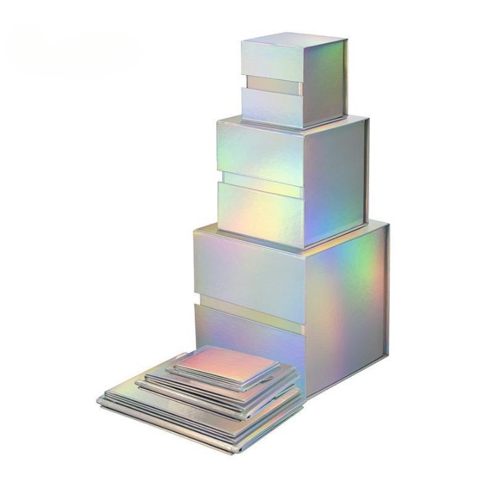 

Box Magnet Hologram Polos Kotak Hadiah Hampers Kado Bingkisan Souvenir Bisa Dilipat Praktis