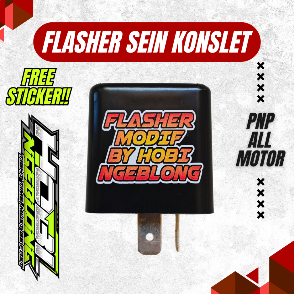 Flasher lampu sein oprekan modif kedip konslet cepat motor ala bus malam sugeng rahayu hobi ngeblong