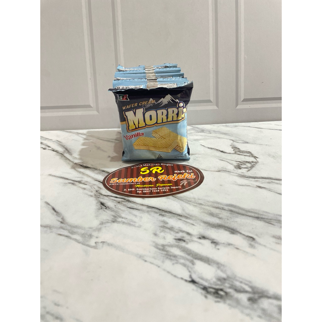 

MORRIS WAFFER VANILLA ISI 10 PCS BERAT 100gr
