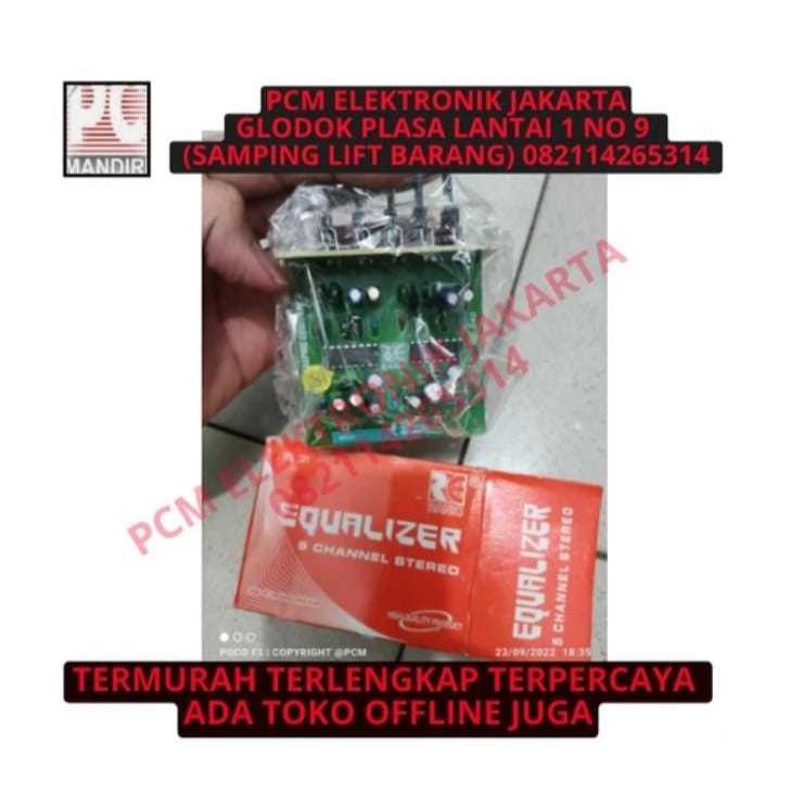 RH8317 kit equalizer equaliser ranic stereo 5ch 5channel 5 channel type 531 by PCM LTC GLODOK