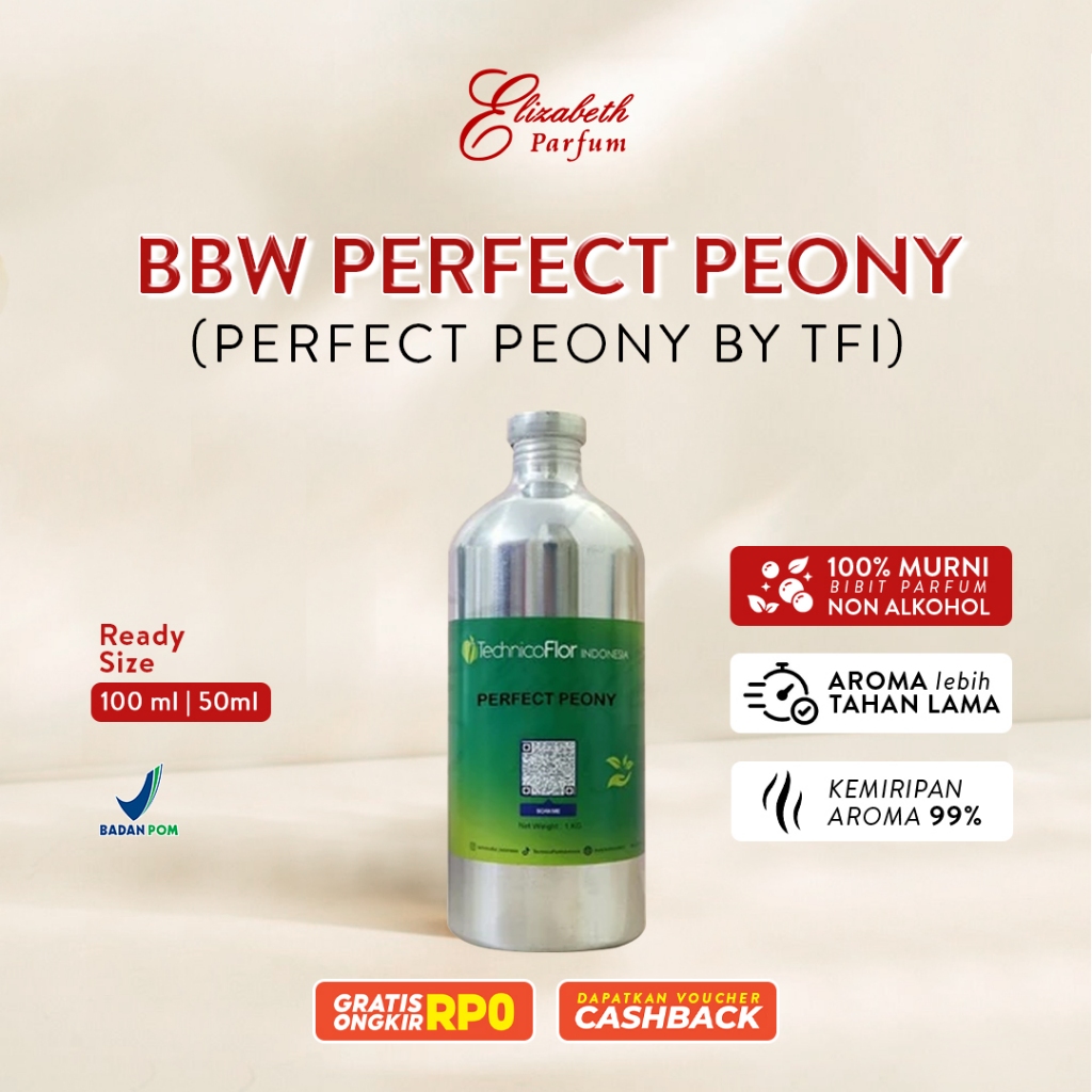 BBW Perfect Peony (Perfect Peony by TFI) Jual grosir bibit parfum tanpa campuran alkohol atau apapun