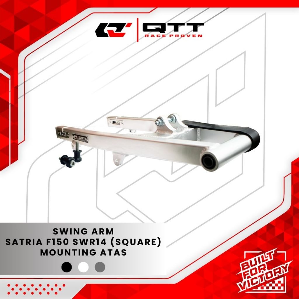 QTT Swing Arm Satria Fu F150 Square Mounting Atas SWR14 Lengan Ayun