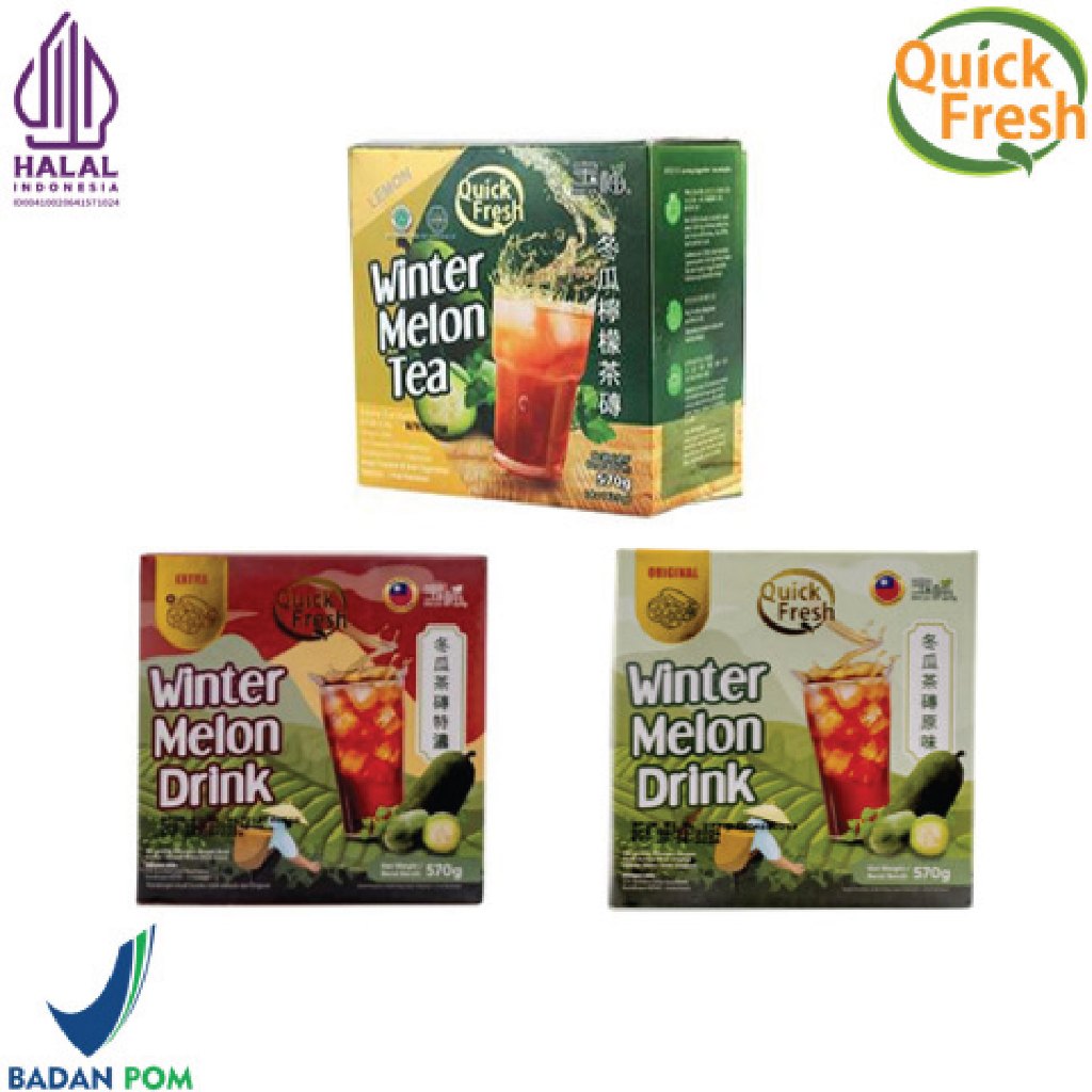 

[BUY 1 GET 1 FREE] Quick Fresh Winter Melon Tea 570gr