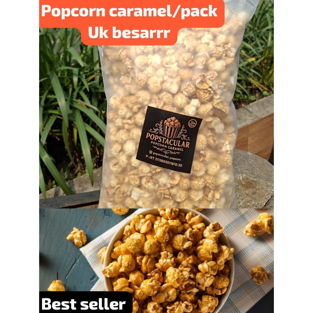 

Popcorn Caramel dan Asin Jumbo - Cemilan Renyah Manis Gurih