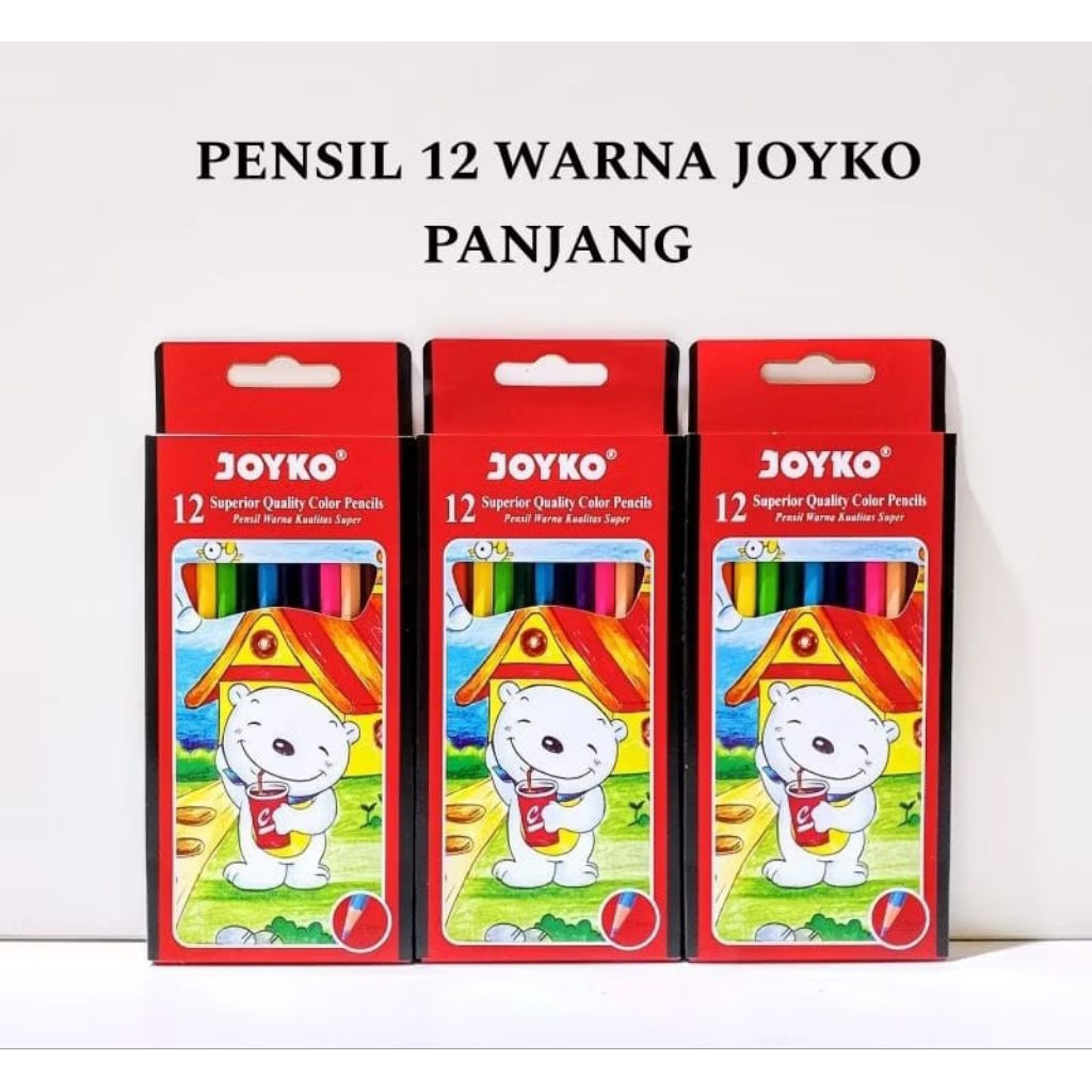 

PENSIL WARNA PENSIL GAMBAR JOYKO PALING MURAH ISI 12PCS/24PCS