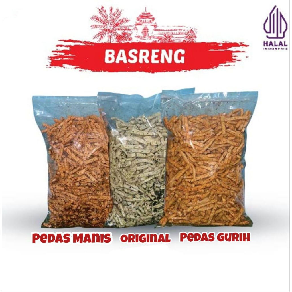 

Basreng Badazz Pedas Manis Gurih Renyah Daun Jeruk 1 kg