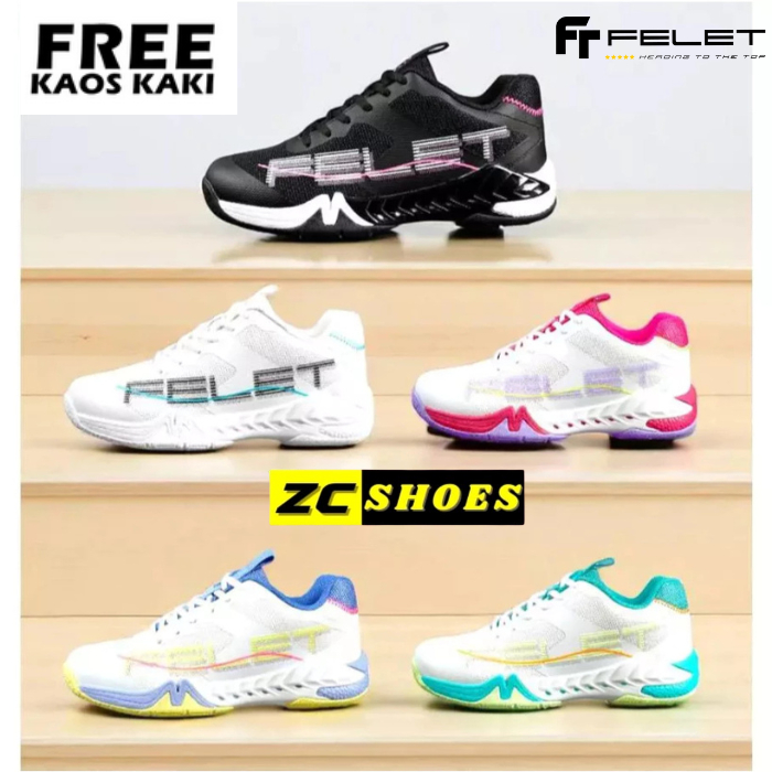FELET LUMORA Badminton Shoes - Sepatu Badminton Original Felet
