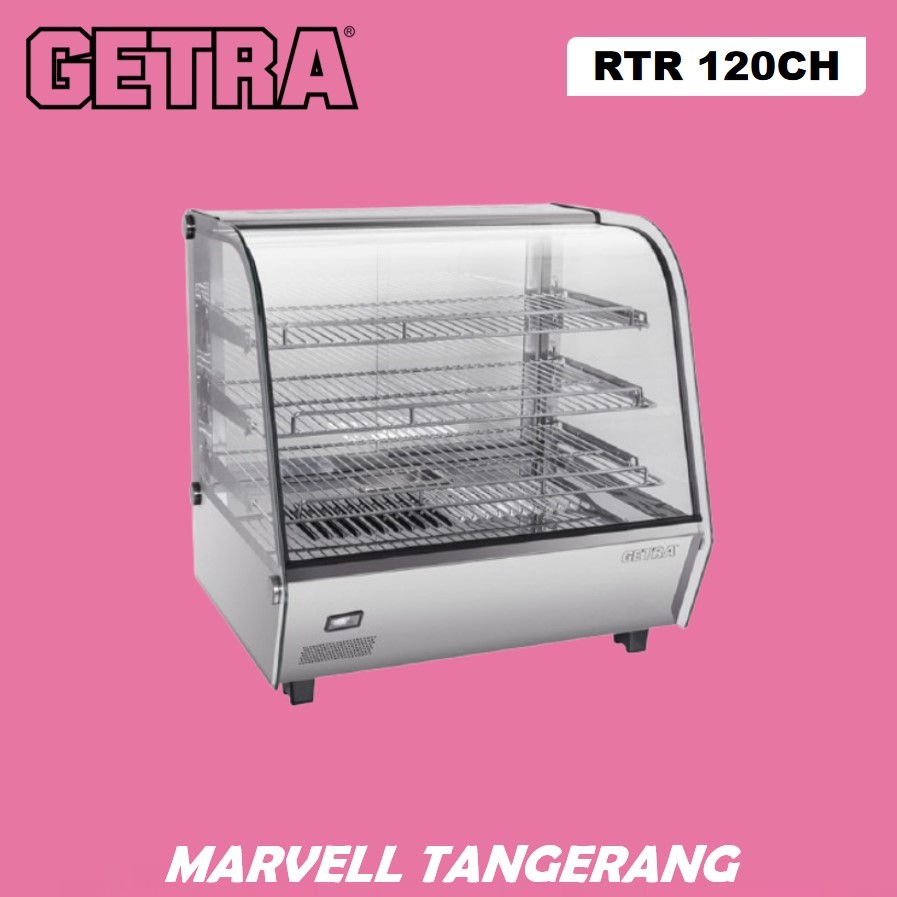 SHOWCASE WARMER GETRA RTR-120CH ETALASE PENGHANGAT MAKANAN FOOD WARMER