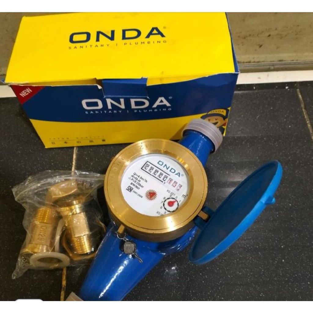 ONDA Water meter / Meteran Air Onda Size 1 inch Meteran Air ONDA DN 25mm Murah
