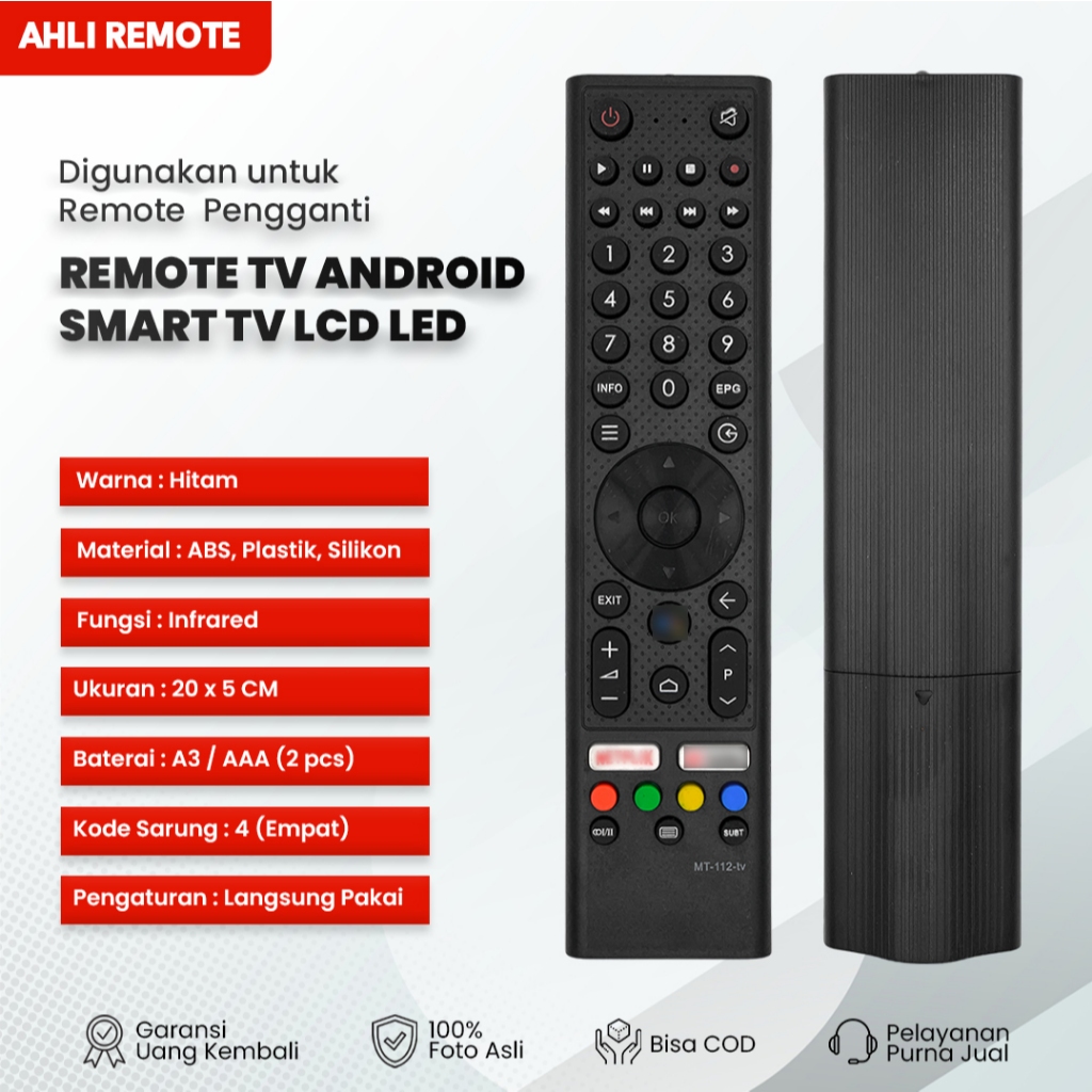 Remote TV SPC Android Smart TV ST32 ST43 / Remot TV SPC LCD LED Smart  ST32 ST43