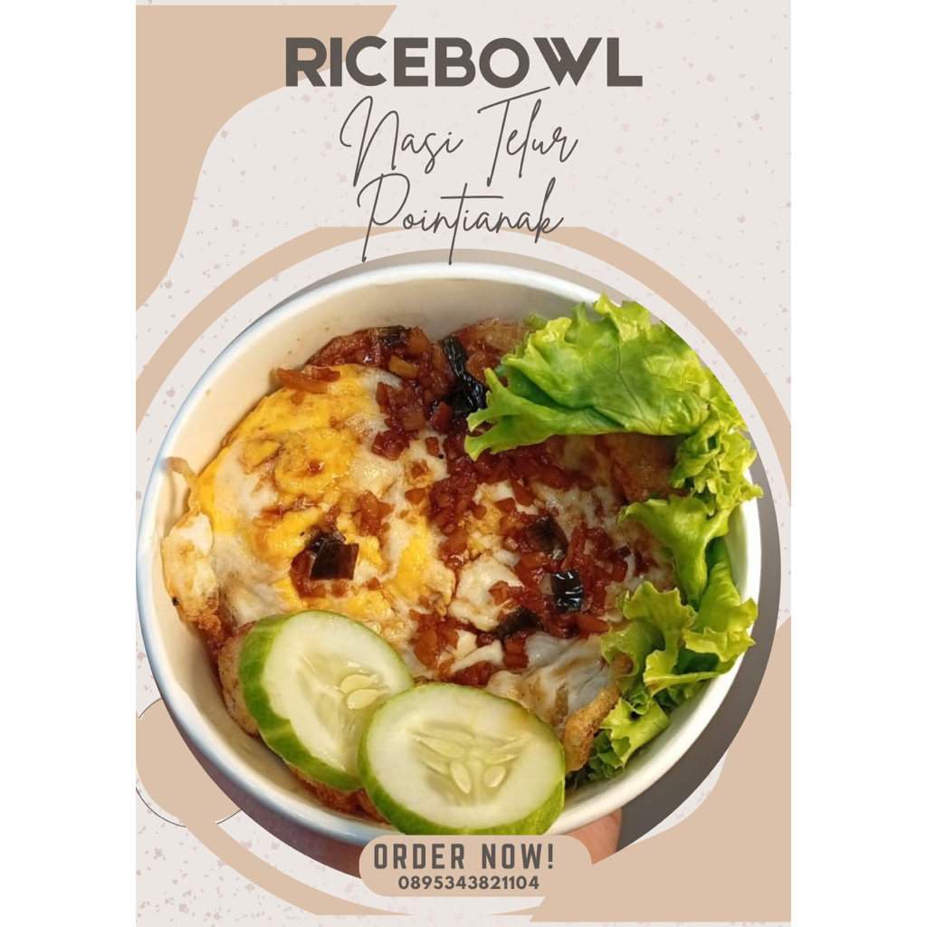 

Paket Rice Bowl Telur Pontianak termurah