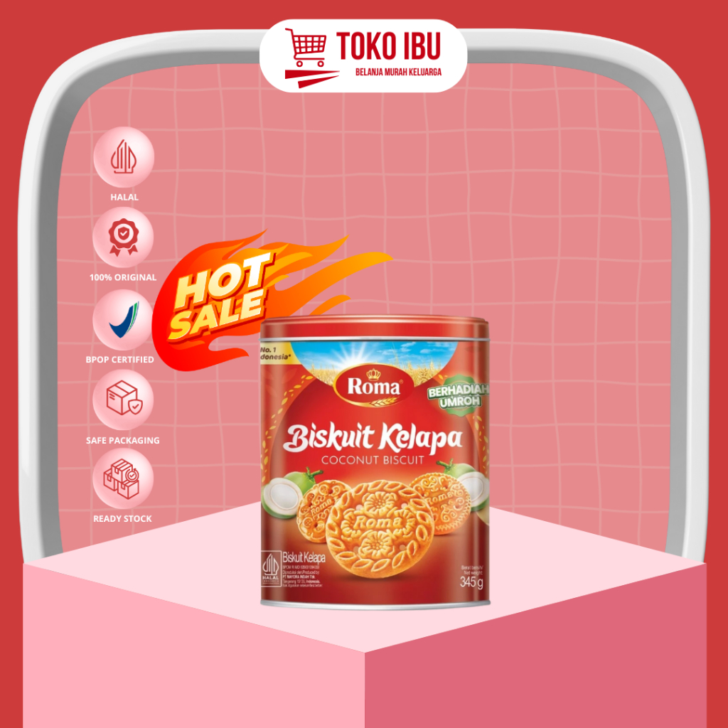 

Roma Biskuit Kelapa Kaleng