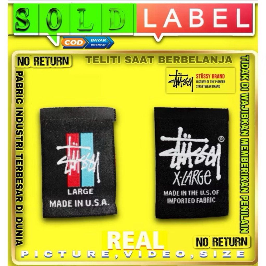 

SOLDLABEL LABEL BRAND S.TUSSY