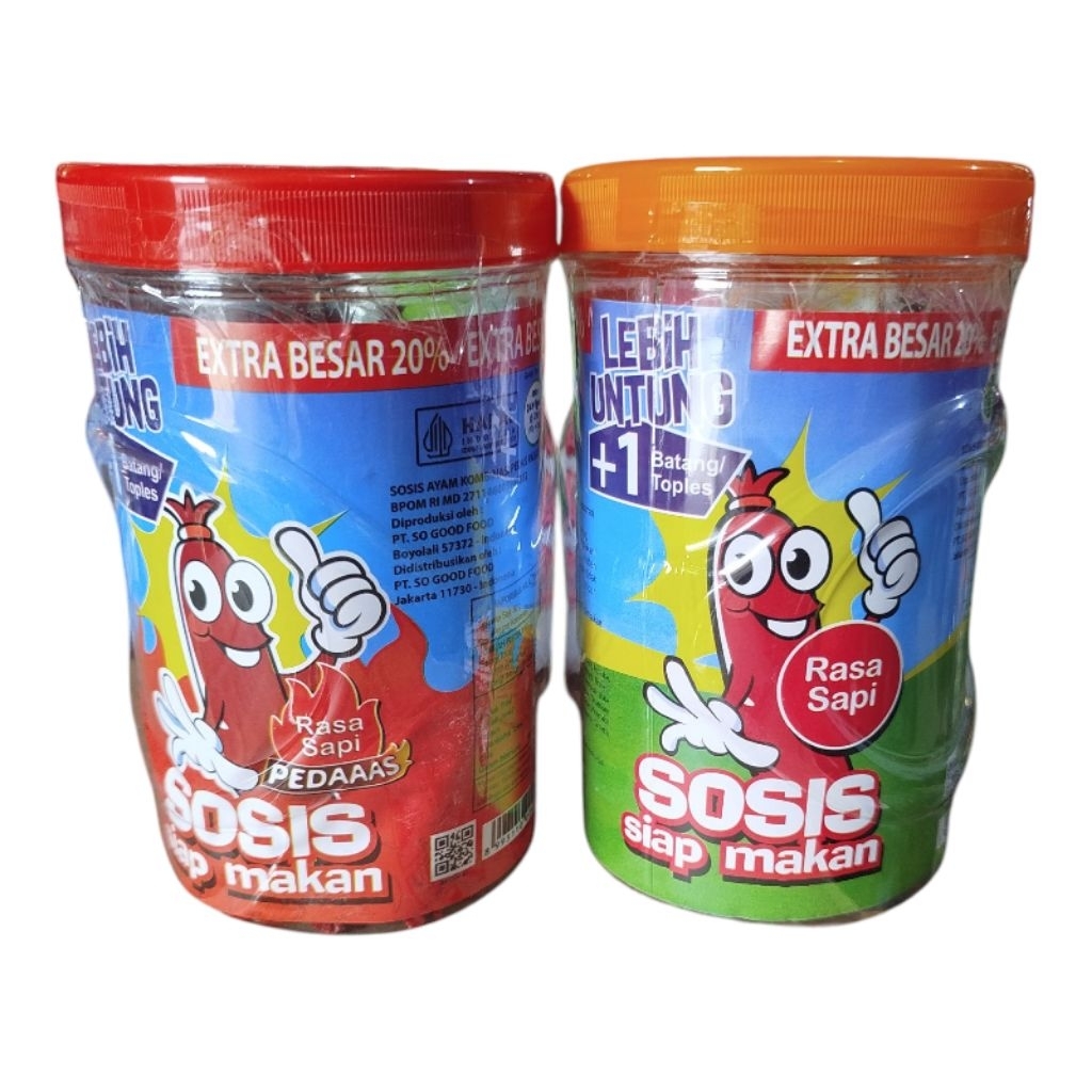 

sosis so nice rasa rapi /sapi pedas isi 24+1pcs