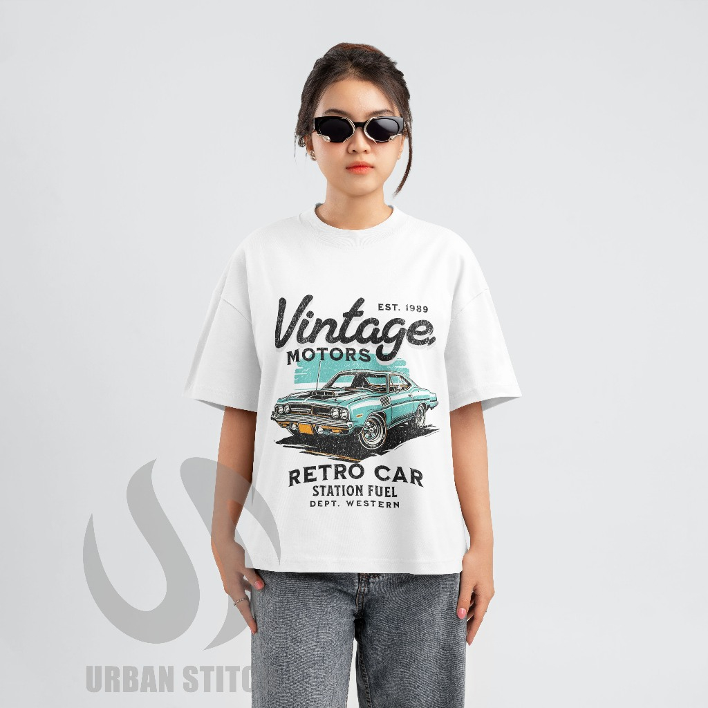KAOS OVERSIZE BOXY VINTAGE NASCAR RETRO/ BAJU OVERSIZE BOXY VINTAGE