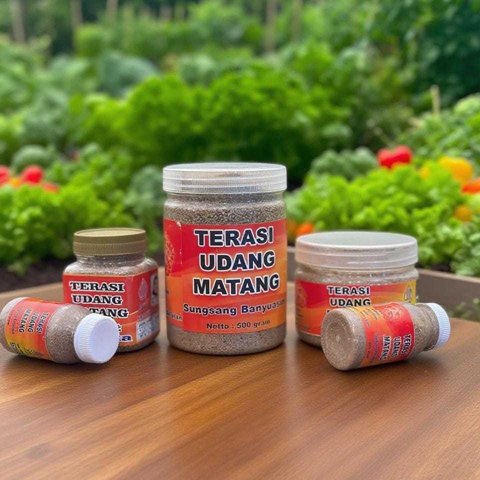 

Terasi Udang Bangka Super Merk NY lien asli 100% udang