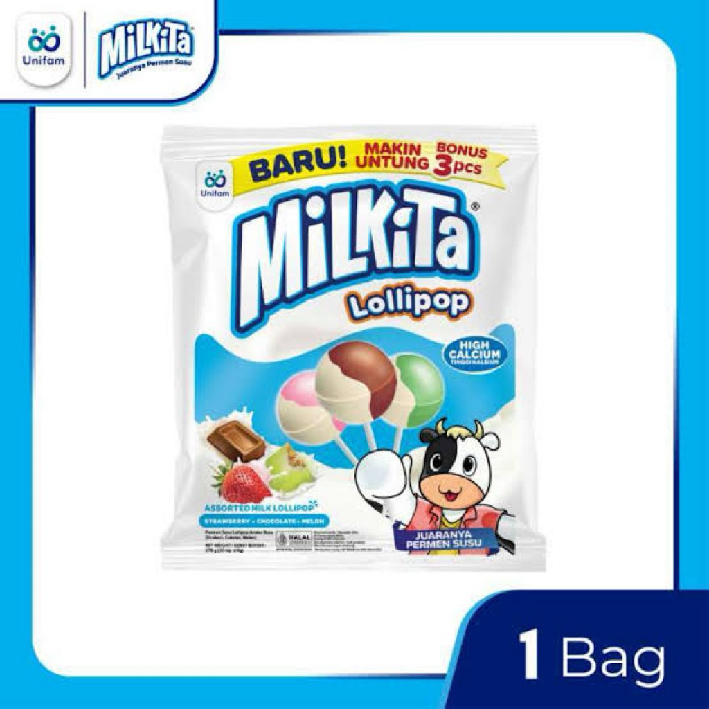 

Milkita Lollipop Reffil / 1 Pak / 30 Pcs