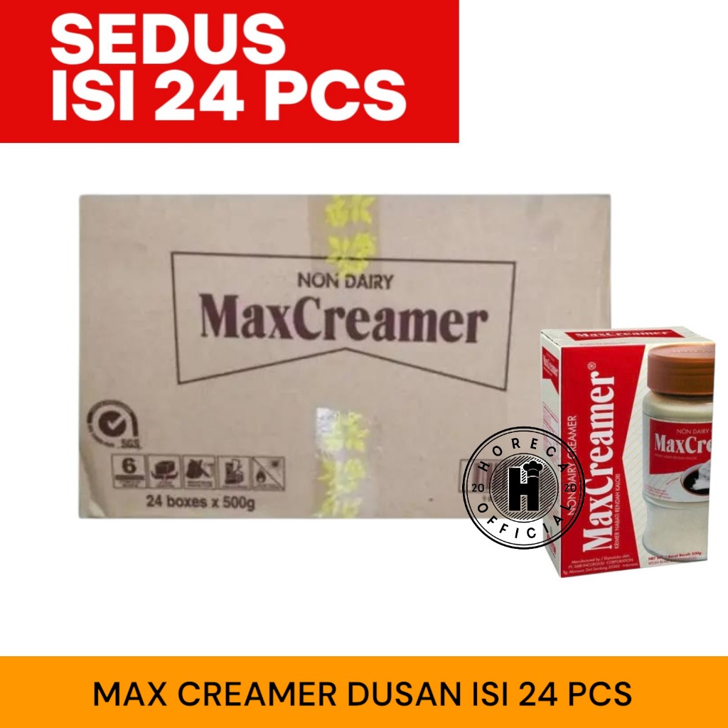 

MAX CREAMER 1DUS (24PCS) | KRIMER BUBUK 1 KARTON