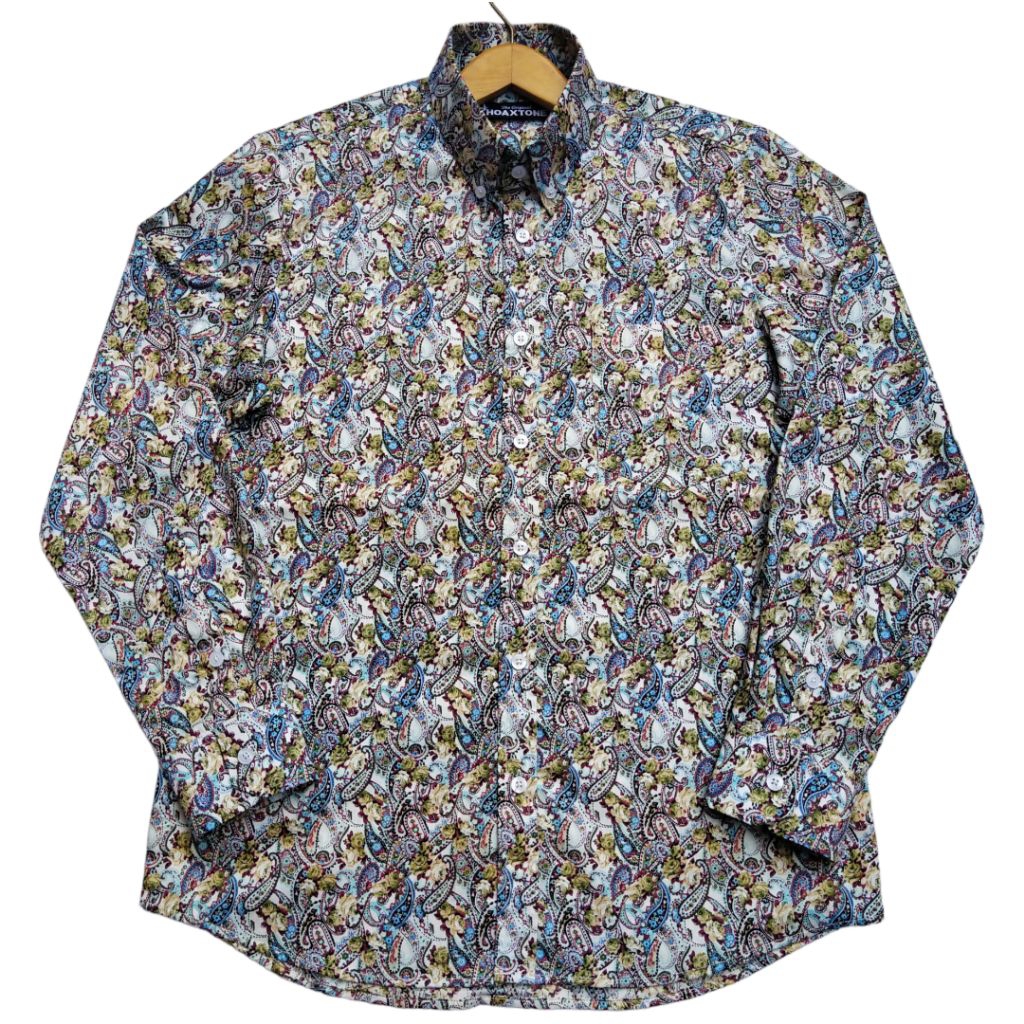 kemeja pria batik paisley lengan panjang premium | HOAXTONE |Lsp04