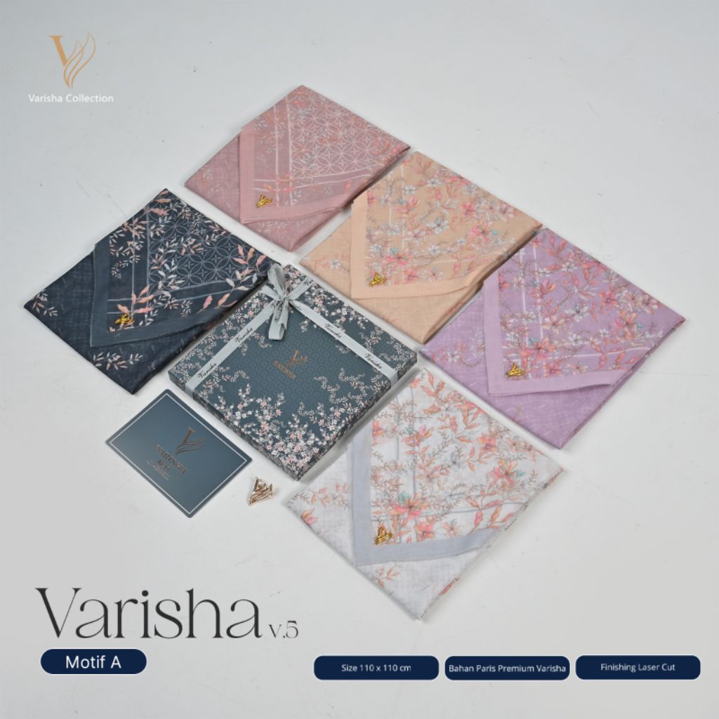 Motif A Varisha v.5 | Hijab Box | Hijab Hampers | paris