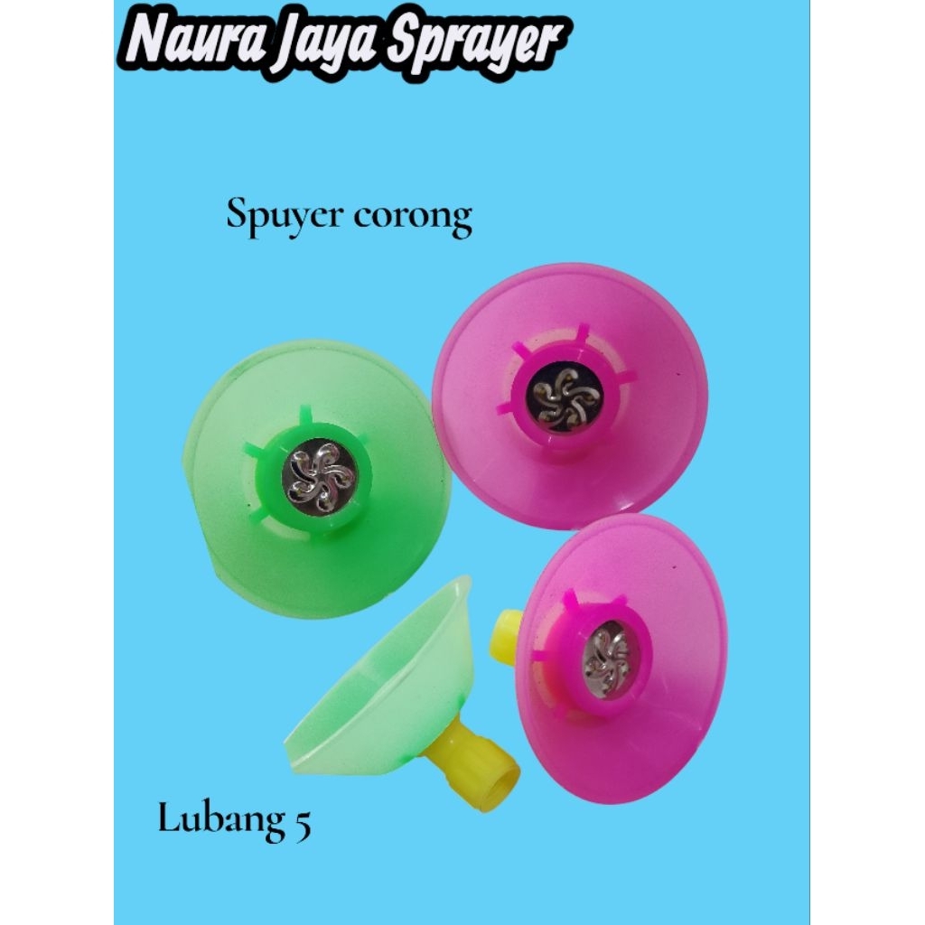 nozzle spuyer corong/spuyer corong lubang 5