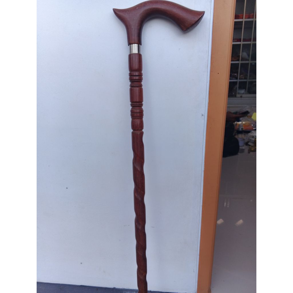 TONGKAT JALAN KAYU GAHARU BUAYA SUPER