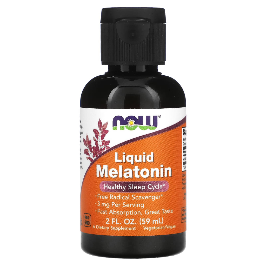 NOW Foods Liquid Melatonin 3 mg 59 ml