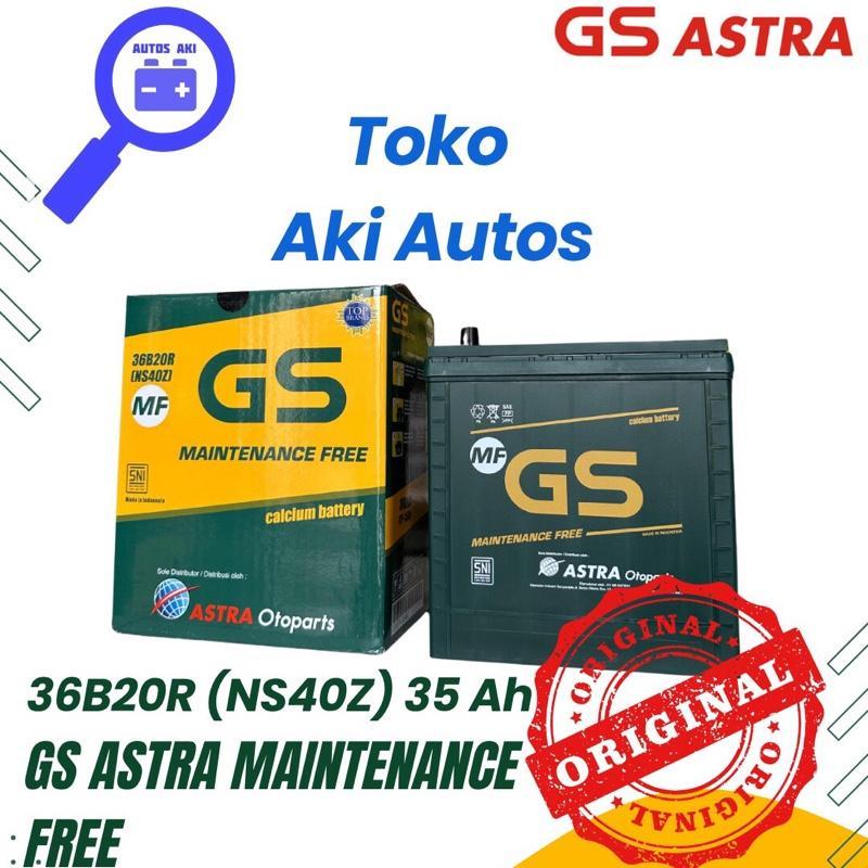 Aki Gs Astra Maintenance Free 36B20R (NS40Z)