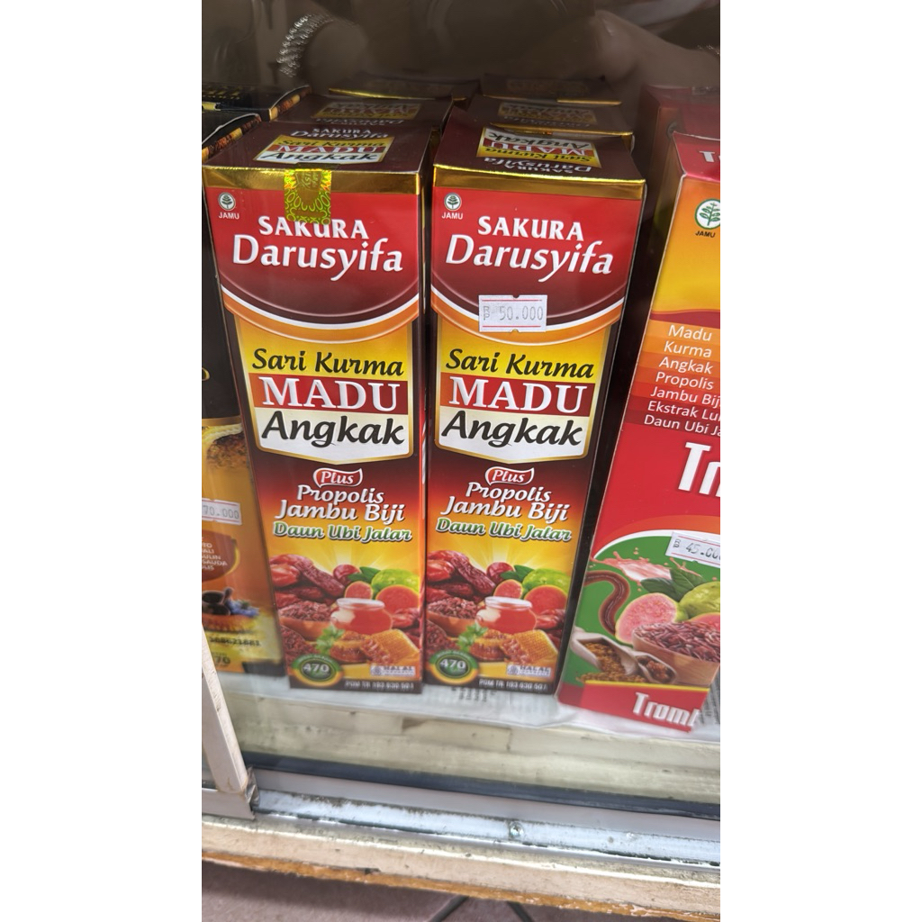 

sari kurma madu angkak darusyifa plus propolis jambu biji
