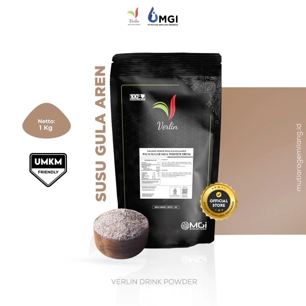 

Verlin Drink Powder 1kg brown sugar latte/ Bubuk Minuman Kekinian - Verlin Powder susu gula aren