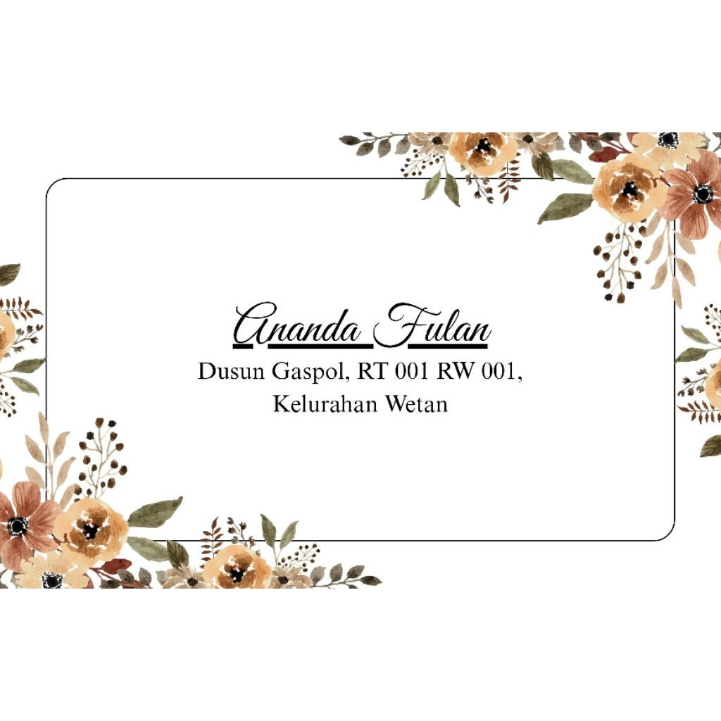 

Amplop kondangan Custom 50pcs | Custom nama dan alamat | Jenis Paperline ukuran 9,5 x 15,2 cm 80 gsm 104pps