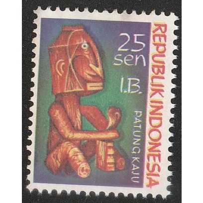 

A 12156 SATU BUAH PRANGKO NOMINAL 25 SEN TEMA PATUNG KAJU CETAK TINDIH I.B. IRIAN BARAT DENGAN KONDISI BELUM ADA CAP