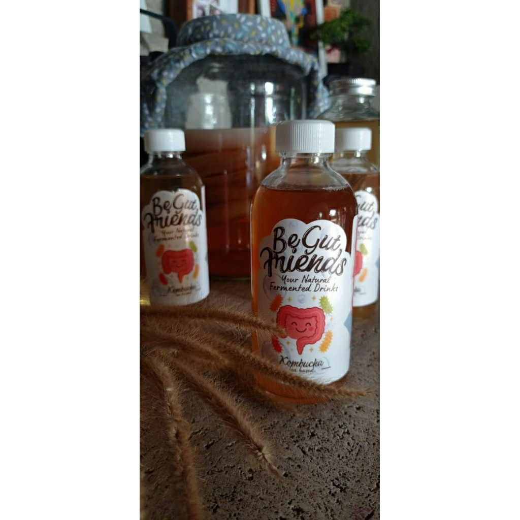 

Kombucha ORIGINAL Be Gut Friends minuman fermentasi probiotik