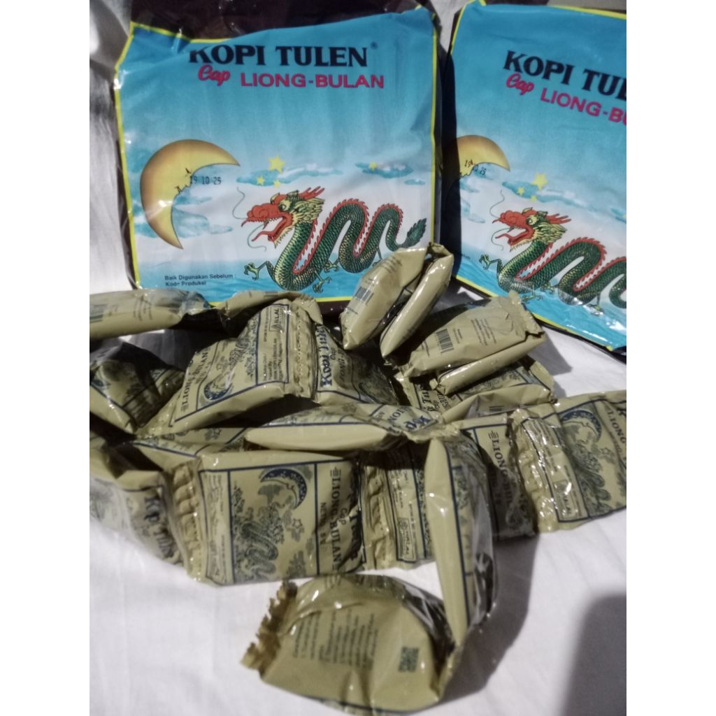 

PROMO MURAH.. 1 Pack Kopi Liong Bulan Tanpa Gula kemasan 8 gr isi 30pcs.
