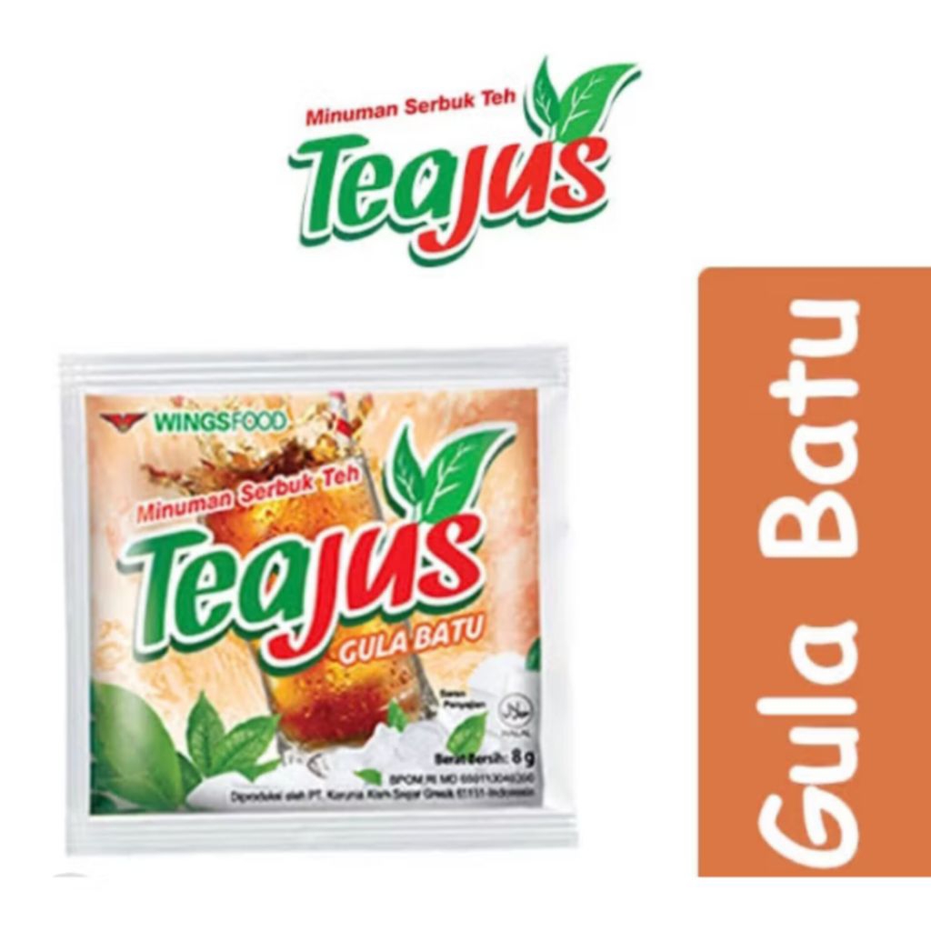 

Teajus Gula Batu 1 Pack 6 Renceng (60pcs)
